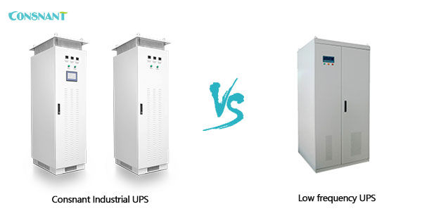 UPS trực tuyến công nghiệp VS UPS tần số thấp