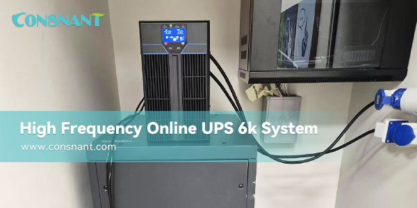 Hệ thống UPS 6K trực tuyến tần số cao cho văn phòng