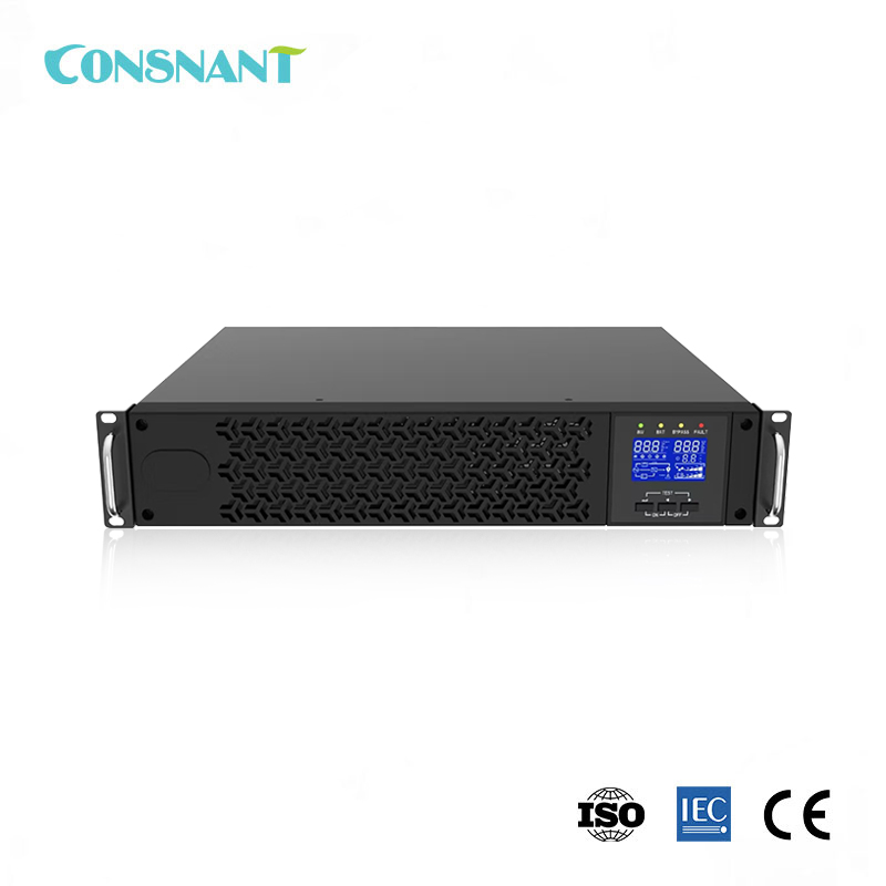 Bộ lưu điện trực tuyến tần số cao gắn trên giá đỡ 6-10KVA