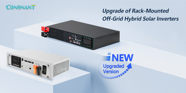 Upgrade of rack-mounted off-grid hybrid solar inverter